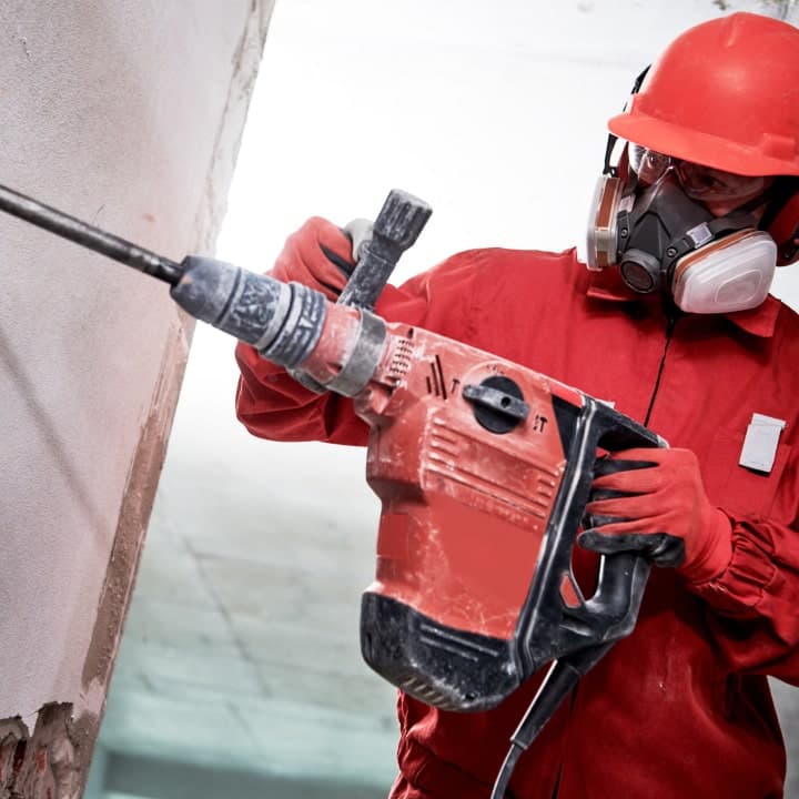 restoration professional drilling in the will